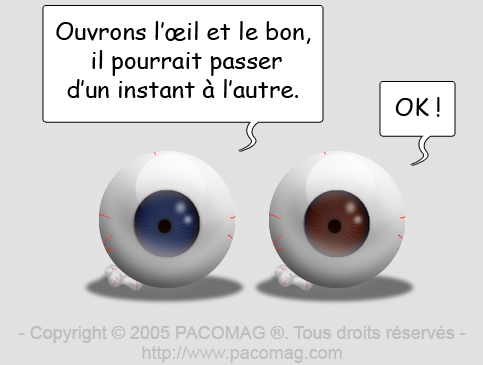 ouvrir l'oeil