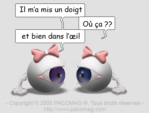 mettre un doigt dans l'oeil